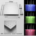 Cascada Showers 20" Stainless Steel Luxury Square LED Rain Bathroom Shower Head - Detail View 3