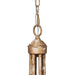 Park Hill Collection Empress Chandelier: Elegant Distressed Iron Design with Gold Accents, 6 Lights... Home Decor - Close-Up