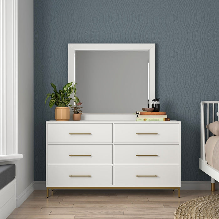 Alpine Furniture Madelyn Dresser & Mirror