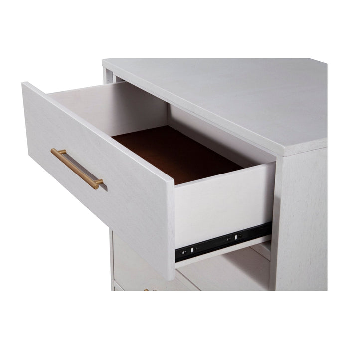 Alpine Furniture Madelyn Three Drawer Small Chest, White