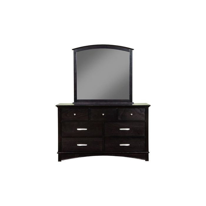 Alpine Furniture Madison Mirror, Dark Espresso