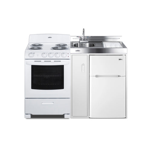 Summit 54" Wide All-in-One Kitchenette with Electric Coil Range (ACK54COILW) view 2