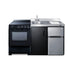 Summit 63" Wide All-in-One Kitchenette with Electric Range (ACK63ELSTB) view 3
