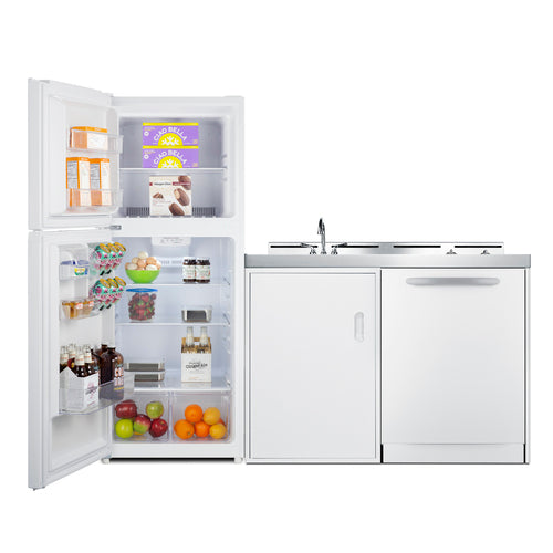 Summit 71" Wide All-In-One Kitchenette with Dishwasher (ACKDW721G) view 3