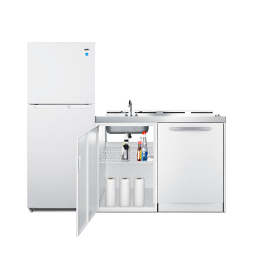 Summit 71" Wide All-In-One Kitchenette with Dishwasher (ACKDW72) view 4
