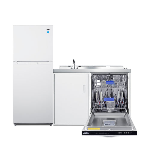 Summit 71" Wide All-In-One Kitchenette with Dishwasher (ACKDW72) view 5