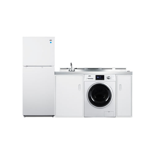 Summit 83" Wide All-In-One Kitchenette with Washer/Dryer Combo (ACKSPWD82) view 2