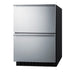 Summit 24" Wide 2-Drawer Refrigerator-Freezer (Panels Not Included) (ADRF244PNR) view 3
