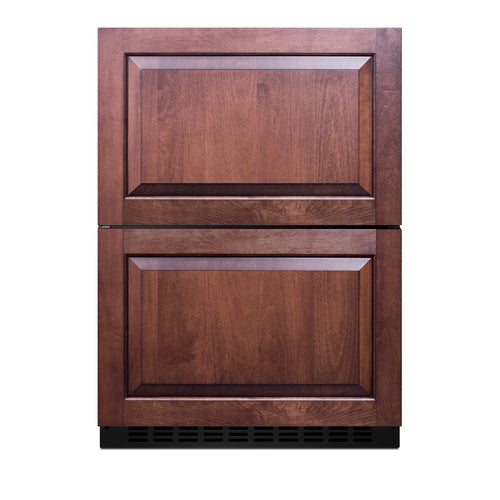 Summit 24" Wide Outdoor 2-Drawer Refrigerator-Freezer, ADA Compliant (ADRF244OS) view 2