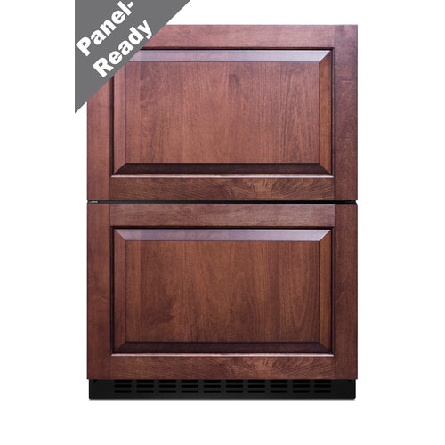 Summit 24" Wide Outdoor 2-Drawer Refrigerator-Freezer, ADA Compliant (ADRF244OS) view 3