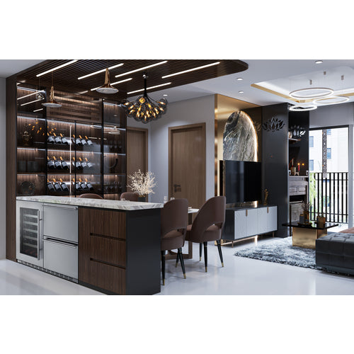 Summit 36" Wide Combination Wine Cellar & 2-Drawer Refrigerator, ADA Compliant (ADRWC36) view 2