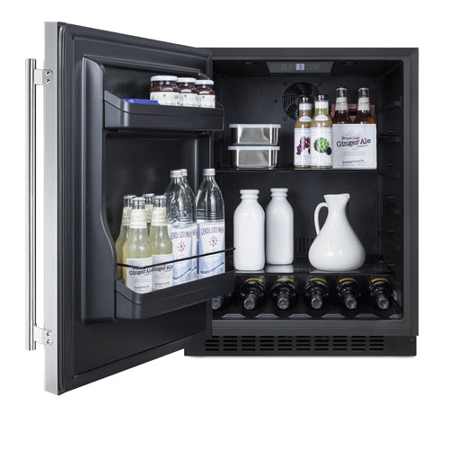 Summit 24" Wide Built-In All-Refrigerator, ADA Compliant (AL54LHD) view 2