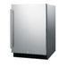 Summit 24" Wide Built-In All-Refrigerator, ADA Compliant (AL54CSS) view 3