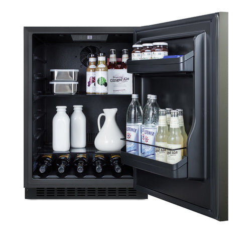 Summit 24" Wide Built-In All-Refrigerator, ADA Compliant (AL54KSHH) view 4