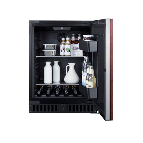 Summit 24" Wide Built-In All-Refrigerator, ADA Compliant (Panel Not Included) (AL54IF) view 4