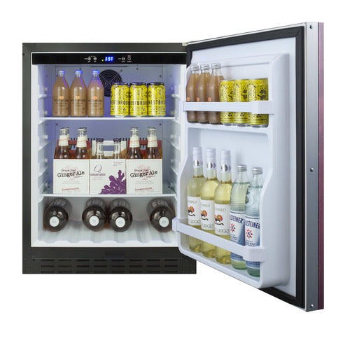 Summit 24" Wide Built-In All-Refrigerator, ADA Compliant (Panel Not Included) (AL55IF) view 5