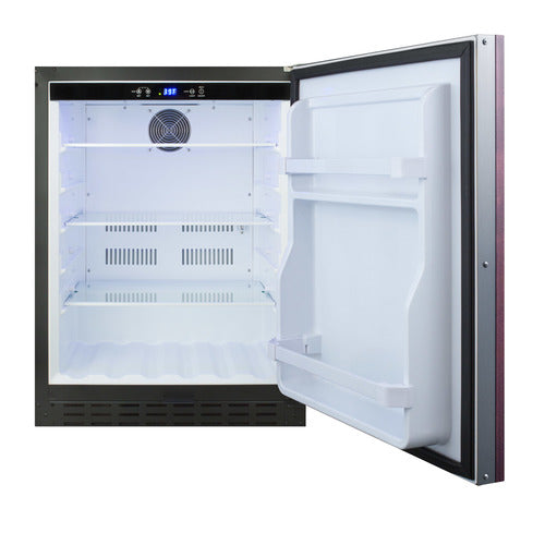 Summit 24" Wide Built-In All-Refrigerator, ADA Compliant (Panel Not Included) (AL55IF) view 3