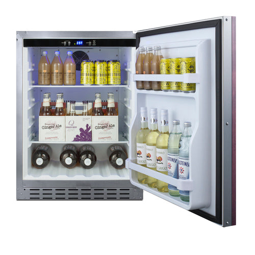 Summit 24" Built-In Outdoor Refrigerator, ADA Compliant (AL55OSCSSIF) view 6