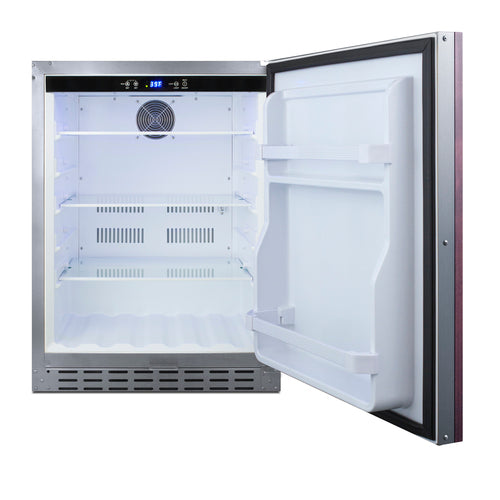 Summit 24" Built-In Outdoor Refrigerator, ADA Compliant (AL55OSCSSIF) view 2