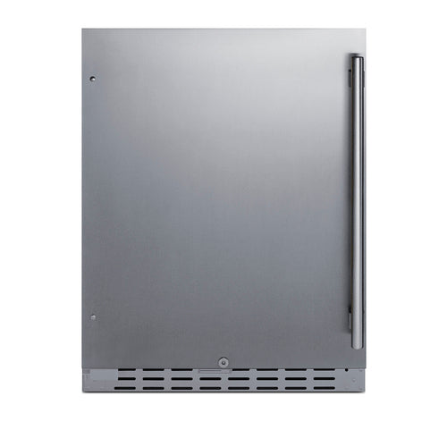 Summit 24" Built-In Outdoor Refrigerator, ADA Compliant (AL55OSCSSLHD)