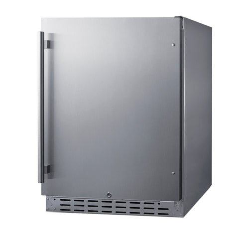 Summit 24" Wide Built-In All-Refrigerator, ADA Compliant — Left Hand Door hinge (AL55CSSLHD) view 3