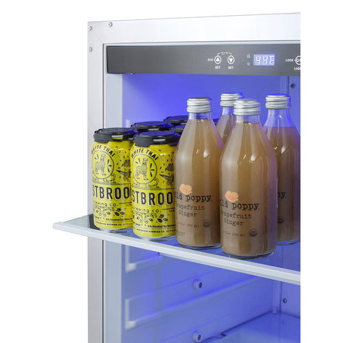 Summit 24" Wide Built-In All-Refrigerator, ADA Compliant — Left Hand Door hinge (AL55CSSLHD) view 6