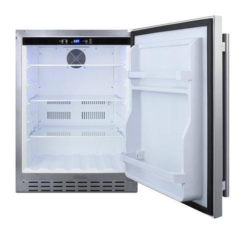 Summit 24" Built-In Outdoor Refrigerator, ADA Compliant (AL55OSCSS) view 2