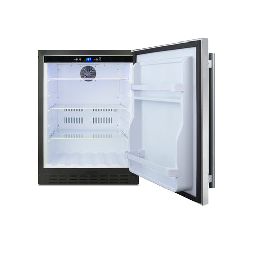 Summit 24" Wide Built-In All-Refrigerator, ADA Compliant (AL55) view 3