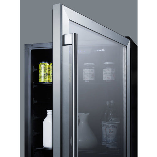 Summit 24" Wide Built-In Beverage Center, ADA Compliant — Left Hand Door hinge (AL57GCSSLHD) view 5