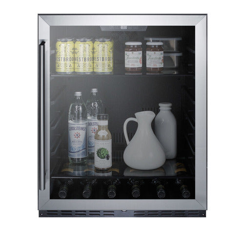 Summit 24" Wide Built-In Beverage Center, ADA Compliant (AL57GCSS) view 4