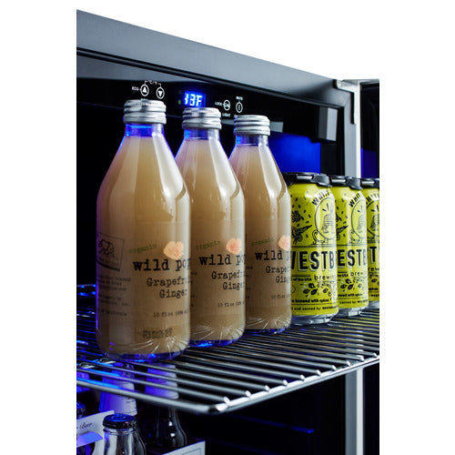 Summit 24" Wide Built-In Beverage Cooler, ADA Compliant — Left Hand Door hinge (ALBV2466PNRLHD) view 5