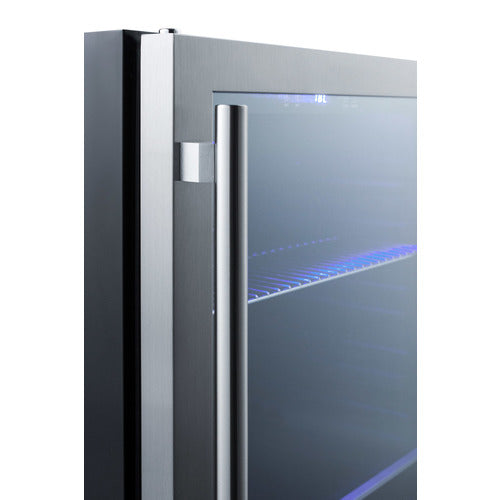 Summit 24" Wide Built-In Beverage Cooler, ADA Compliant — Left Hand Door hinge (ALBV2466LHD) view 6