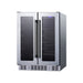 Summit 24" Built-In Dual-Zone Produce Refrigerator, ADA Compliant (ALFD24WBVCSSPANTRY) view 3