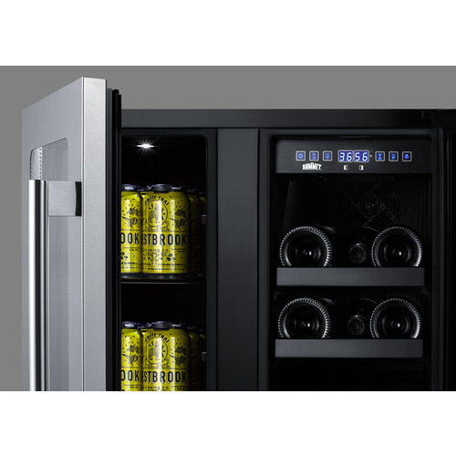 Summit 24" Built-In Wine/Beverage Center, ADA Compliant (ALFD24WBVCSS) view 5