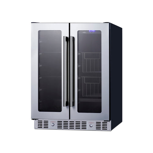 Summit 24" Built-In Dual-Zone Produce Refrigerator, ADA Compliant (ALFD24WBVPANTRY) view 2