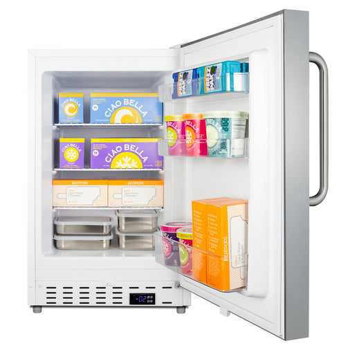 Summit 21" Wide Built-In All-Freezer, ADA Compliant (ALFZ36CSS) view 4