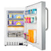 Summit 21" Wide Built-In All-Freezer, ADA Compliant (ALFZ36SSTB) view 4