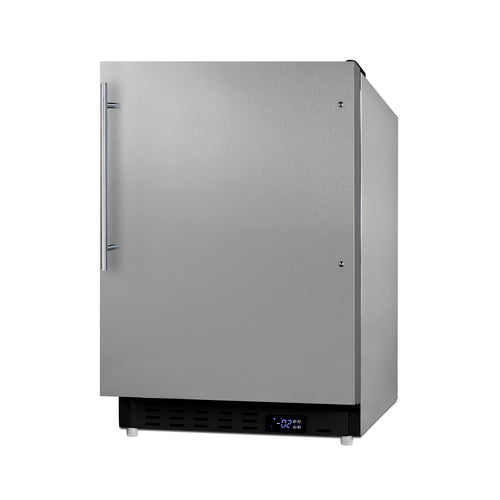 Summit 21" Wide Built-In All-Freezer, ADA Compliant — Left Hand Door hinge (ALFZ37BCSSHVLHD) view 2