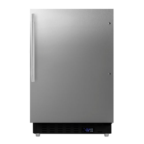 Summit 21" Wide Built-In All-Freezer, ADA Compliant — Left Hand Door hinge (ALFZ37BCSSHVLHD)
