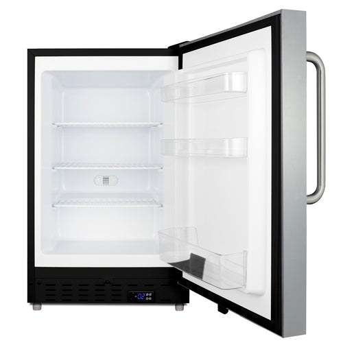 Summit 21" Wide Built-In All-Freezer, ADA Compliant (ALFZ37BCSS) view 5