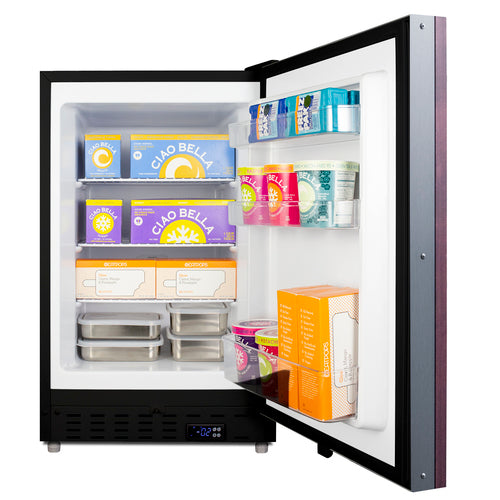 Summit 21" Wide Built-In All-Freezer, ADA Compliant (Panel Not Included) — Left Hand Door hinge (ALFZ37BIFLHD) view 4