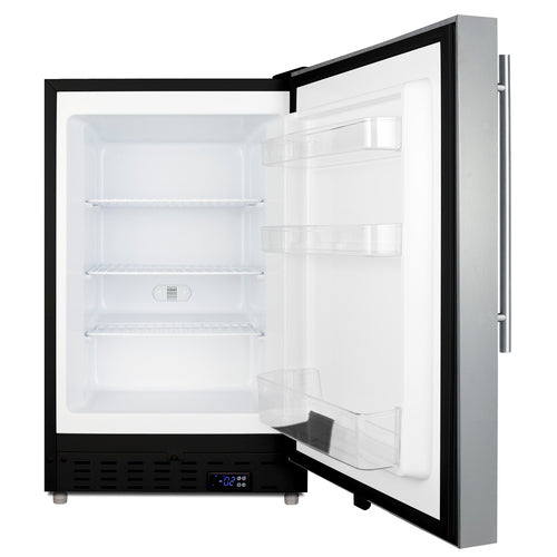 Summit 21" Wide Built-In All-Freezer, ADA Compliant (ALFZ37BSSHV) view 3