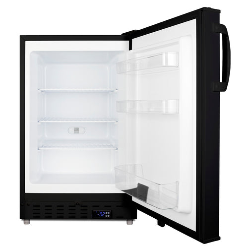Summit 20" Wide Built-In All-Freezer, ADA Compliant — Left Hand Door hinge (ALFZ37BLHD) view 3