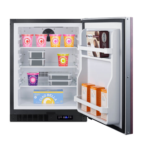 Summit 24" Wide Built-In All-Freezer, ADA Compliant (Panel Not Included) (ALFZ51IF) view 4