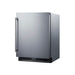Summit 24" Wide Built-In All-Freezer, ADA Compliant (ALFZ53CSS)