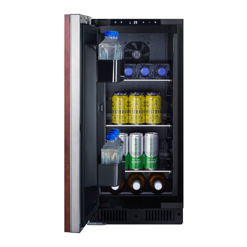 Summit 15" Wide Built-In All-Refrigerator, ADA Compliant (Panel Not Included) (ALR15BSSPNRLHD) view 3
