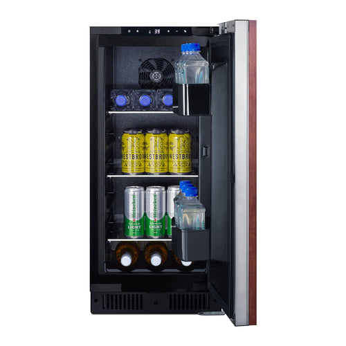 Summit 15" Wide Built-In All-Refrigerator, ADA Compliant (Panel Not Included) (ALR15BSSPNR) view 4