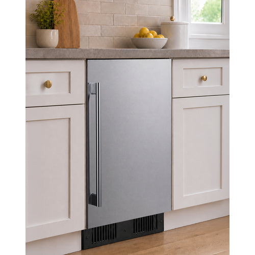 Summit 15" Wide Built-In All-Refrigerator, ADA Compliant (ALR15BSS) view 2