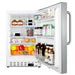 Summit 21" Wide Built-In All-Refrigerator, ADA Compliant — Left Hand Door hinge (ALR46WCSSLHD) view 4