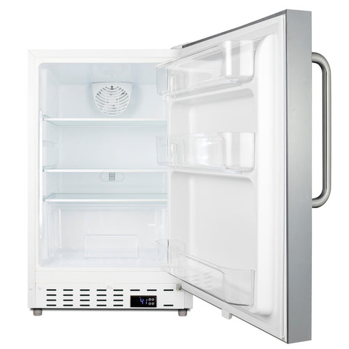 Summit 21" Wide Built-In All-Refrigerator, ADA Compliant (ALR46WSSTB) view 3